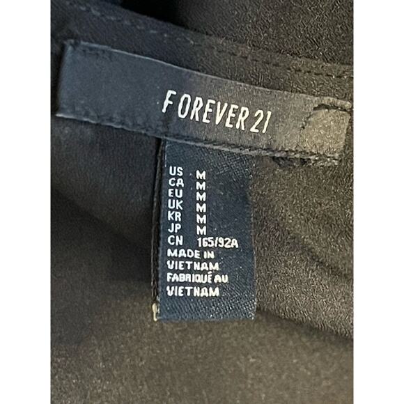 Forever 21 Womens Sleeveless Fierce Leopard Front Midi Dress, Black, SZ Medium - Picture 3 of 9